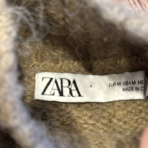 Zara Women’s Sweater Brown Size Medium - Picture 3 of 4